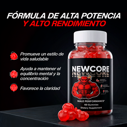 NEWCORE - Rendimiento Masculino 60 gomas