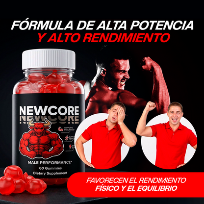 NEWCORE - Rendimiento Masculino 60 gomas