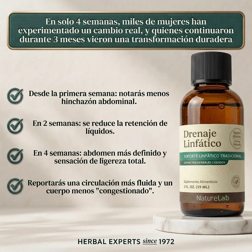 Drenaje Linfático Líquido - Reduce la hinchazón y recupera tu silueta.