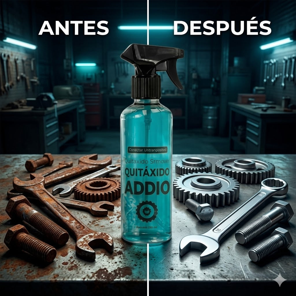 Quitáxido ADDIO — Removedor de Óxido Profesional 2x1