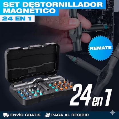 FixPro 24 – Set Destornillador Magnético