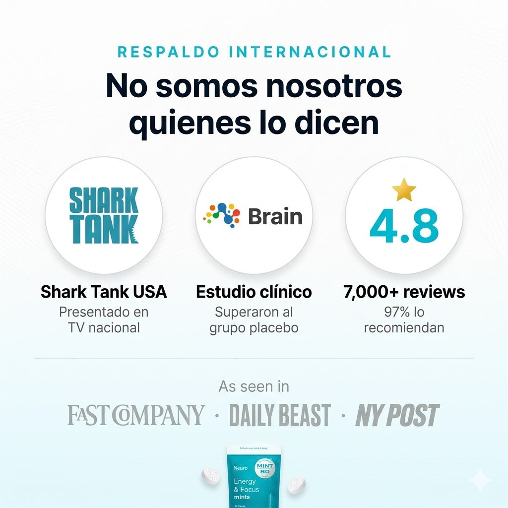 Neuro Mint | Energia + Enfoque Sin los nervios del Cafe