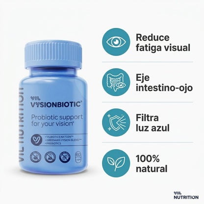 VIL VysionBiotic — Probiótico Avanzado para Protección Visual